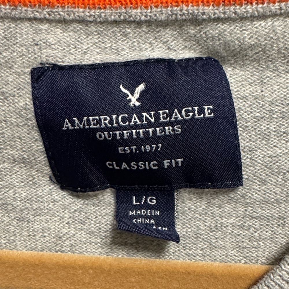 Gray V-Neck Sweater - Picture 2 of 3